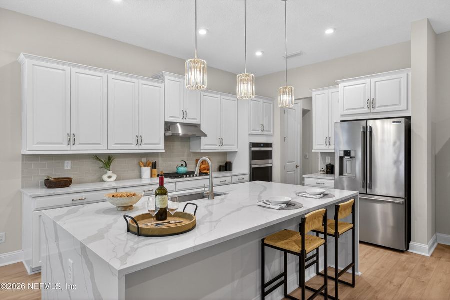 Furnished interior view inside a new home in RiverTown, St. Johns (Image 17).