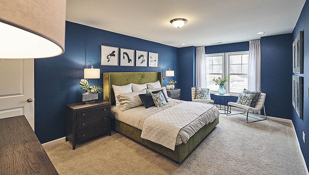 Furnished interior view inside a new home in The Grove at Glennview, Kernersville (Image 12).