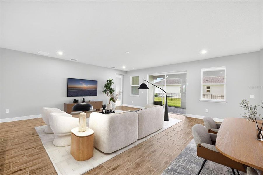 Furnished interior view inside a new home in Wellen Park, Venice (Image 10).