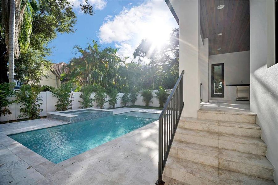 Exterior details and patio area of a home in , Tampa (Image 34). Exterior details and patio area of a home in , Tampa (Image 34).