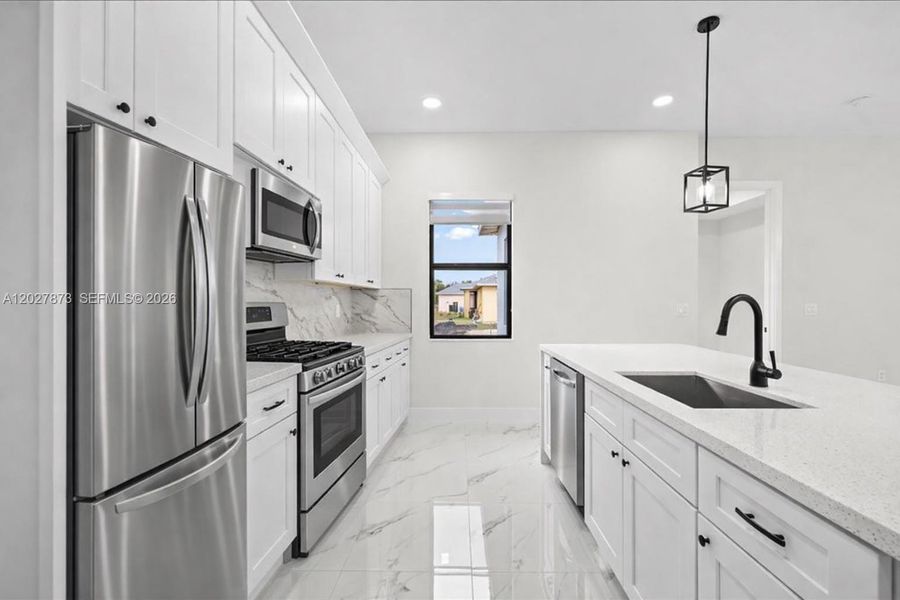 Furnished interior view inside a new home in , Lehigh Acres (Image 5).