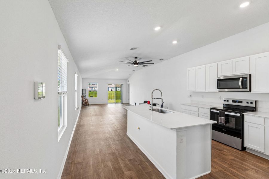 Furnished interior view inside a new home in Ravenswood Village, St. Augustine (Image 11). Furnished interior view inside a new home in Ravenswood Village, St. Augustine (Image 11).