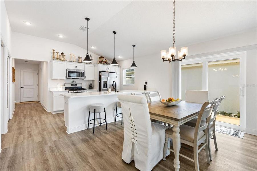 Furnished interior view inside a new home in , The Villages (Image 17).