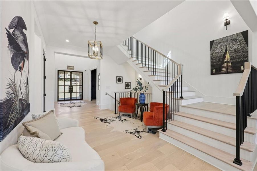 Furnished interior view inside a new home in , Suwanee (Image 14).