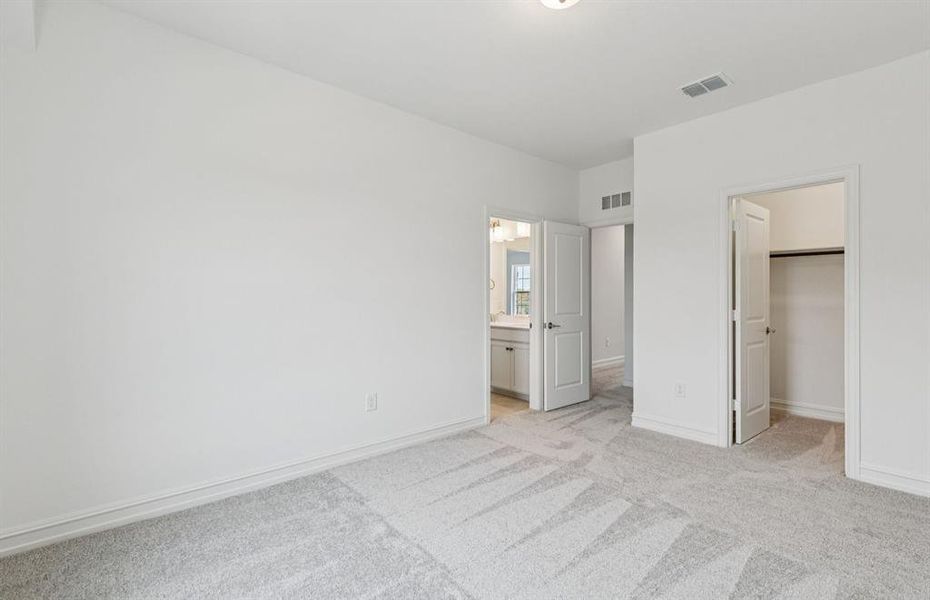 Secondary bedroom designed with generous storage solutions  *Real home pictured