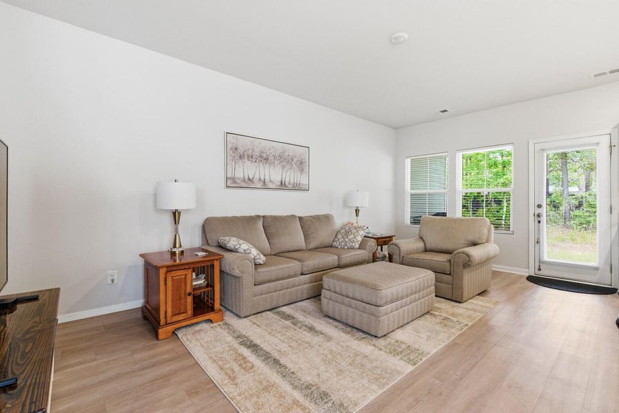 Furnished interior view inside a new home in , Charleston (Image 12).
