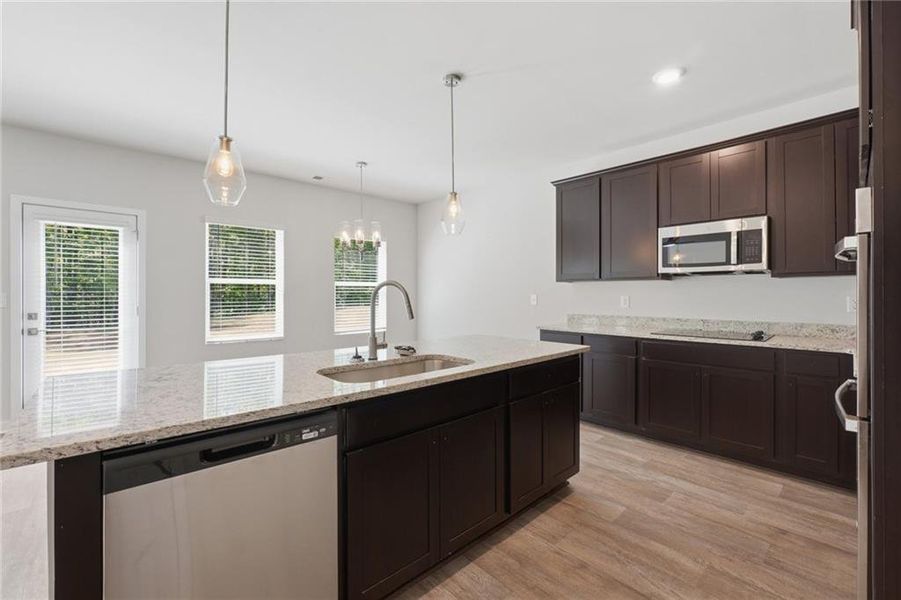 Furnished interior view inside a new home in Fern Dale, Fairburn (Image 9).