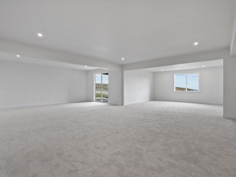 Representative unfurnished interior of a home built from the Walter by Lokal Homes in Paint Brush Hills, Peyton (Image 25).