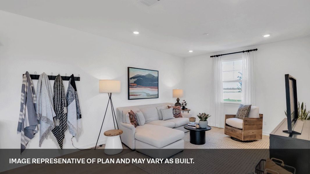 Furnished interior view inside a new home in Valverde, Bastrop (Image 8).