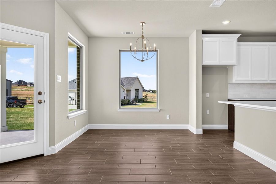 Spacious, unfurnished interior of a new home in The Ranches at Valley View, Springtown (Image 35).