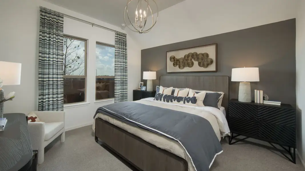 Furnished interior view inside a new home in Austin Point, Richmond (Image 15). Furnished interior view inside a new home in Austin Point, Richmond (Image 15).