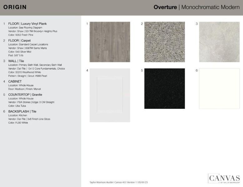 14116 Gilwell Drive design selections! This home is currently under construction and selections are subject to change.