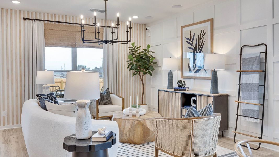 Representative furnished interior of a home built from the Meyerson by DRB Homes in Spring Creek, Taylor (Image 13).