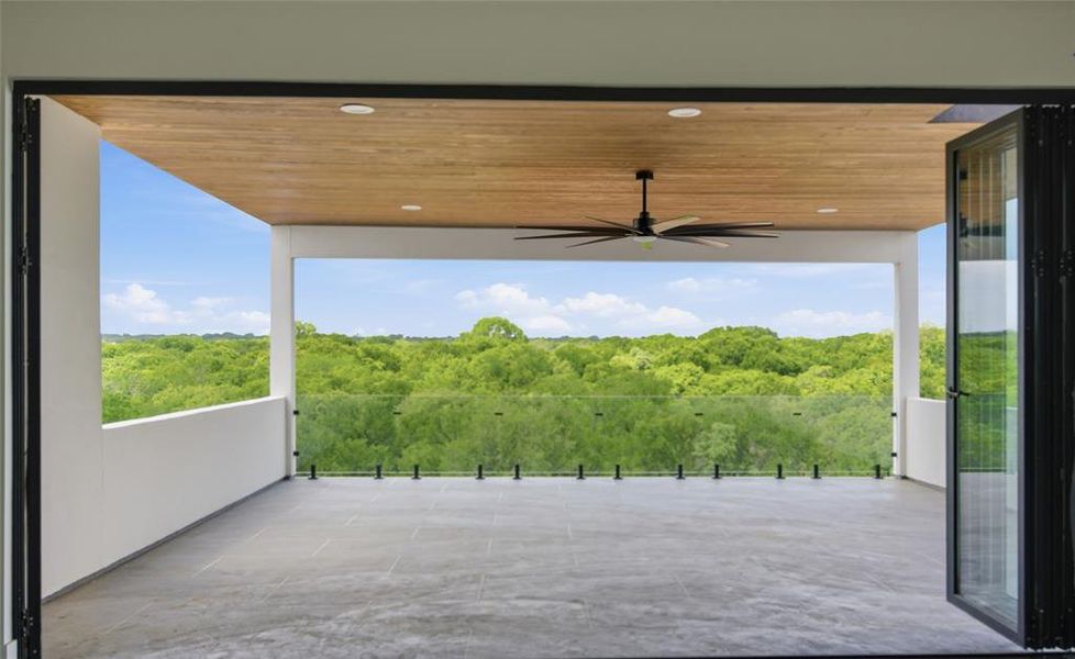 Exterior details and patio area of a home in , Southlake (Image 12).