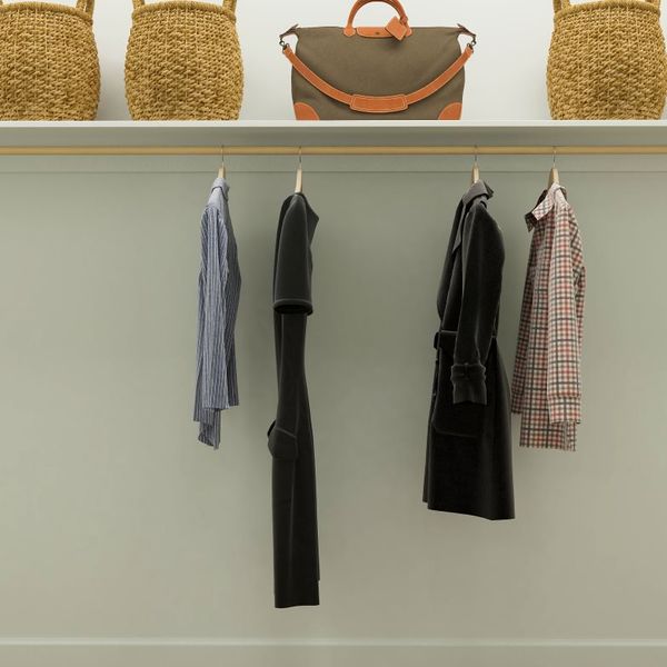 Owner's walk-in closet interior