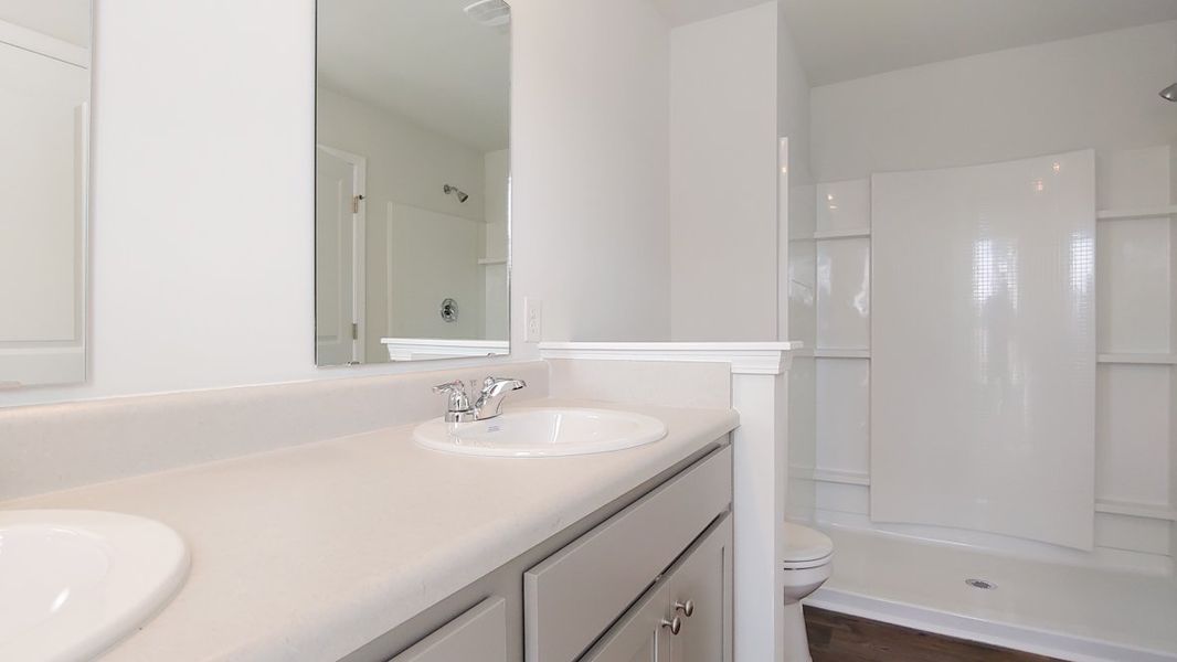 Representative furnished interior of a home built from the RICHBURG by D.R. Horton in Garbon Fields, Summerville (Image 11).