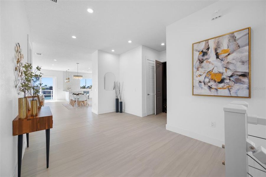 Furnished interior view inside a new home in , Treasure Island (Image 16).