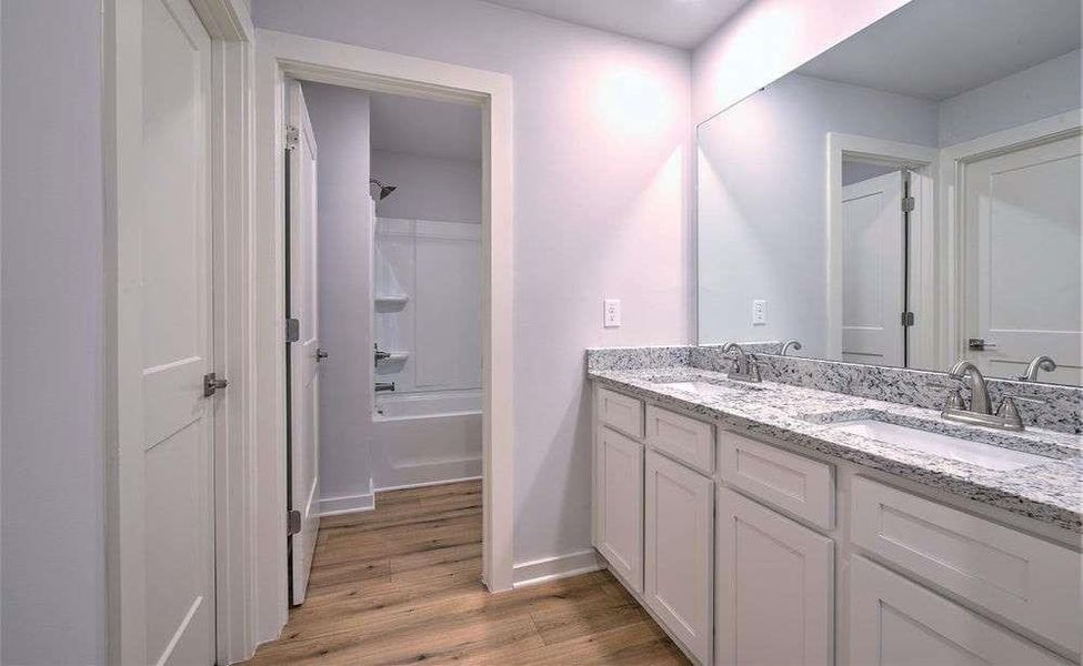 Furnished interior view inside a new home in The Woodlands Preserve, Jackson (Image 11).