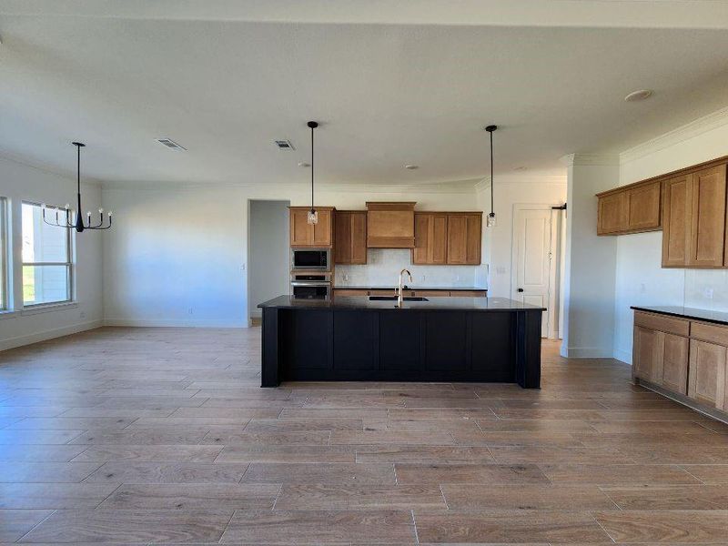 Furnished interior view inside a new home in Rocky Top, Krum (Image 5).