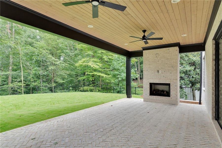 Exterior details and patio area of a home in , Brookhaven (Image 3). Exterior details and patio area of a home in , Brookhaven (Image 3).