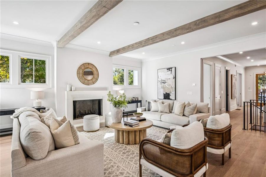 Furnished interior view inside a new home in , Atlanta (Image 39). Furnished interior view inside a new home in , Atlanta (Image 39).