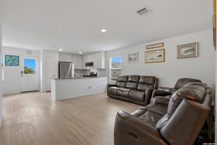 Furnished interior view inside a new home in Hidden Trails, Bulverde (Image 6).