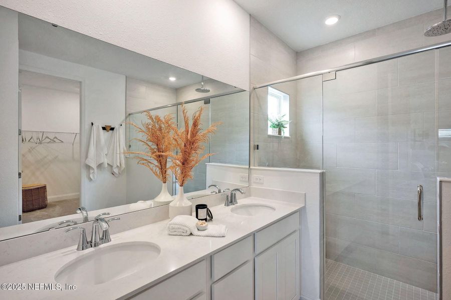 Furnished interior view inside a new home in Edenbrooke at Hyland Trail | 55+: Edenbrooke at Hyland Trail 50s, Green Cove Springs (Image 7). Furnished interior view inside a new home in Edenbrooke at Hyland Trail | 55+: Edenbrooke at Hyland Trail 50s, Green Cove Springs (Image 7).