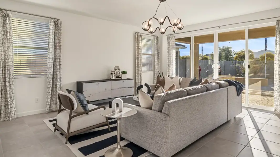 Furnished interior view inside a new home in Zanjero Pass, Waddell (Image 12).
