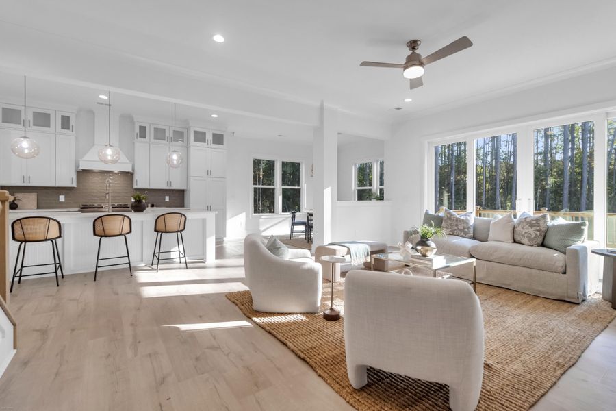 Furnished interior view inside a new home in , Moncks Corner (Image 25). Furnished interior view inside a new home in , Moncks Corner (Image 25).