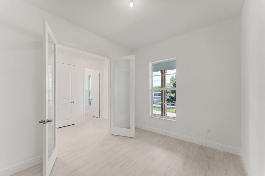 Representative unfurnished interior of a home built from the Zinnia by Mattamy Homes in Newfield, Palm City (Image 13).