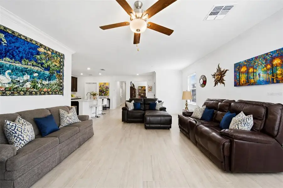 Furnished interior view inside a new home in Mirada Active Adult, San Antonio (Image 4).