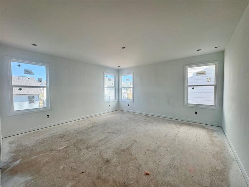 In-progress construction of a new home in Eastlyn Crossing, Flowery Branch, GA (Image 19).