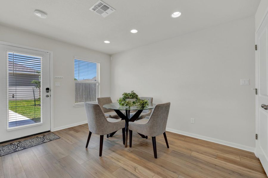 Furnished interior view inside a new home in , San Marcos (Image 8). Furnished interior view inside a new home in , San Marcos (Image 8).