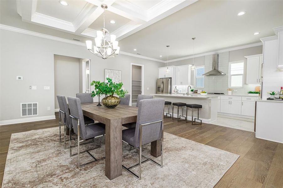 Furnished interior view inside a new home in , Tampa (Image 12).