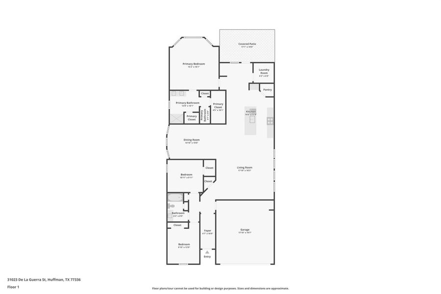 2D floor plan layout of this home in Massey Oaks Village, Pearland, TX (Image 2). 2D floor plan layout of this home in Massey Oaks Village, Pearland, TX (Image 2).