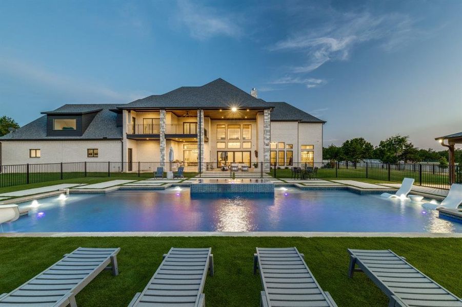 Front exterior of a new home in , Pilot Point, TX, highlighting curb appeal (Image 19). Front exterior of a new home in , Pilot Point, TX, highlighting curb appeal (Image 19).