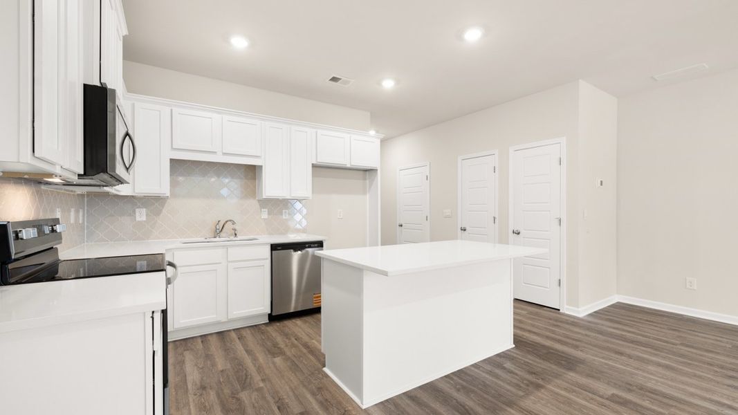 Furnished interior view inside a new home in The Gables at Agricultural Village, Perry (Image 8).
