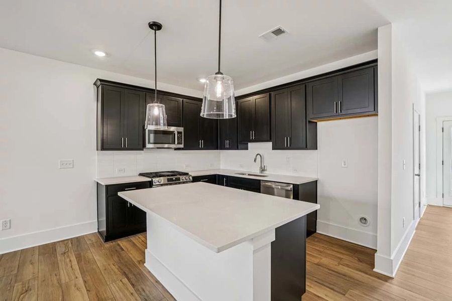 Kitchen featuring Industrial Collection Finishes Kitchen featuring Industrial Collection Finishes