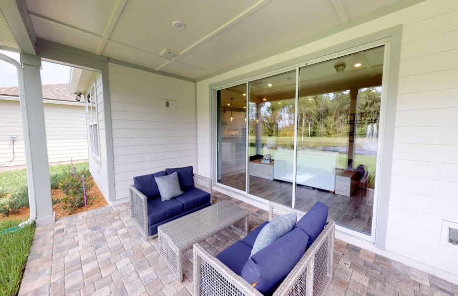 Representative exterior details of a home built from the Stellar Grand by Del Webb in Del Webb Sunbridge, St. Cloud (Image 3).