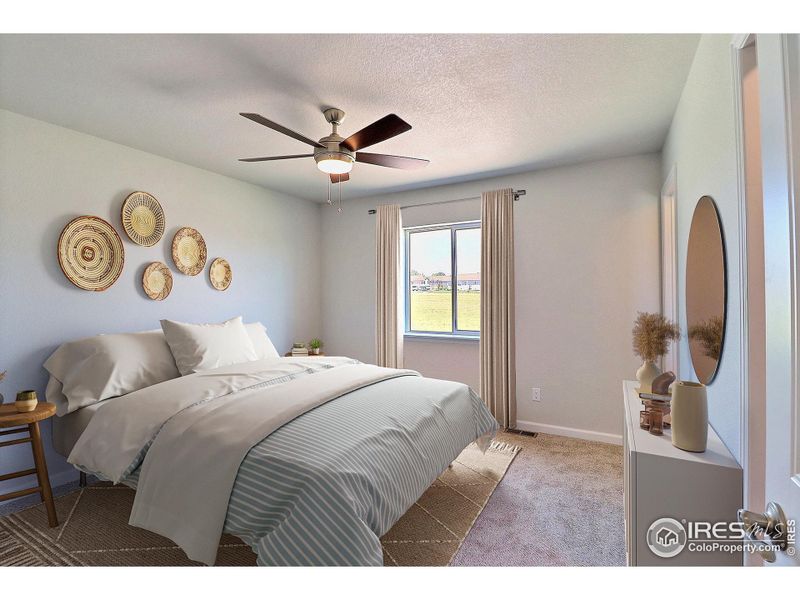 Furnished interior view inside a new home in , Evans (Image 6).