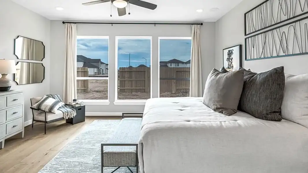 Furnished interior view inside a new home in Avalon at Cypress, Cypress (Image 25).