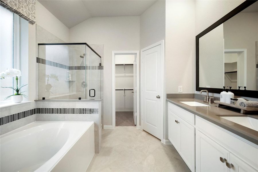 Furnished interior view inside a new home in Arabella on the Prairie: Premier Collection, Richmond (Image 9).