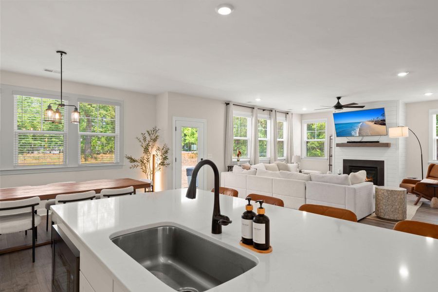 Furnished interior view inside a new home in , Mount Pleasant (Image 27).