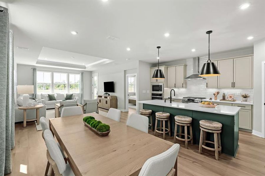 Representative furnished interior of a home built from the Geneva by Ryan Homes in Middle Creek Village, Bolivia (Image 3).