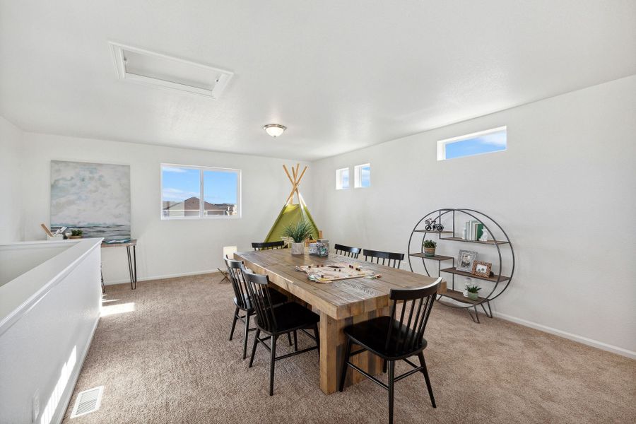 Furnished interior view inside a new home in Green Valley Ranch, Aurora (Image 28). Furnished interior view inside a new home in Green Valley Ranch, Aurora (Image 28).