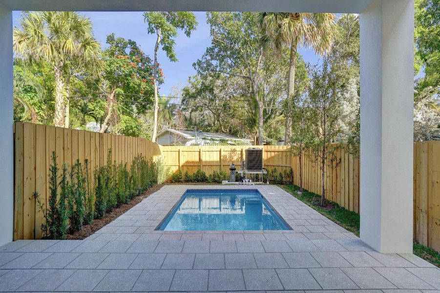 Back Patio/Pool Deck