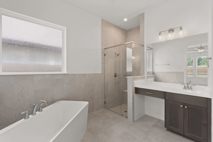 Representative furnished interior of a home built from the Gianna by Chesmar Homes in The Highlands, Porter (Image 10).