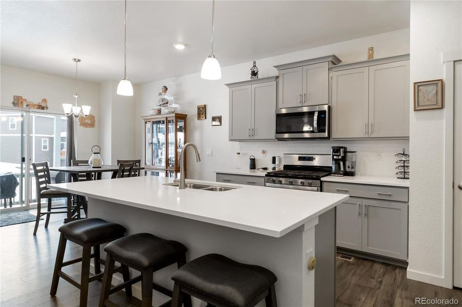 Furnished interior view inside a new home in , Castle Rock (Image 7). Furnished interior view inside a new home in , Castle Rock (Image 7).