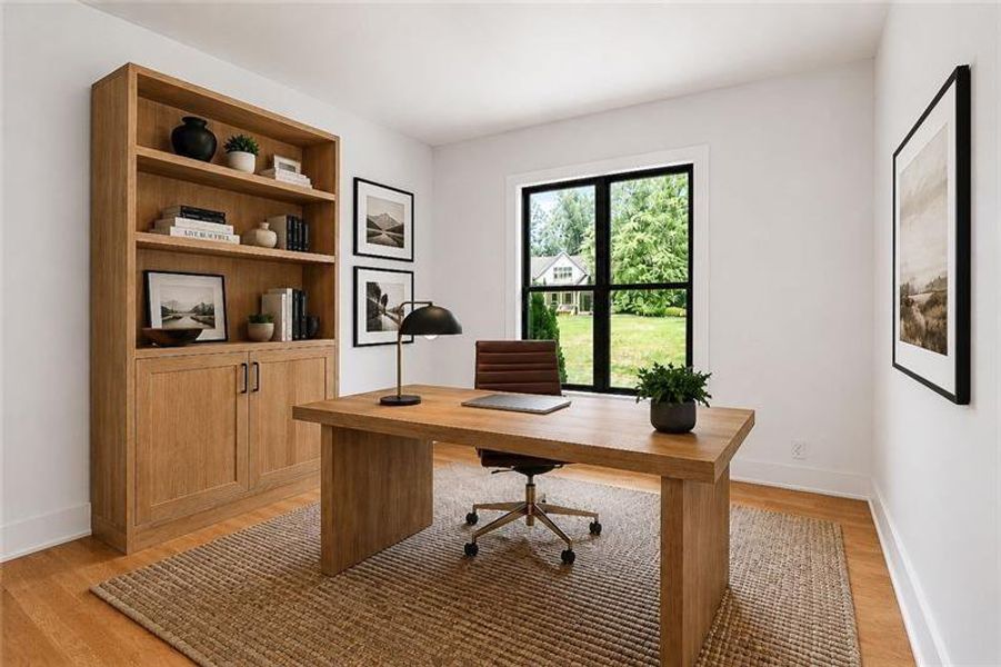 Furnished interior view inside a new home in , Acworth (Image 17).