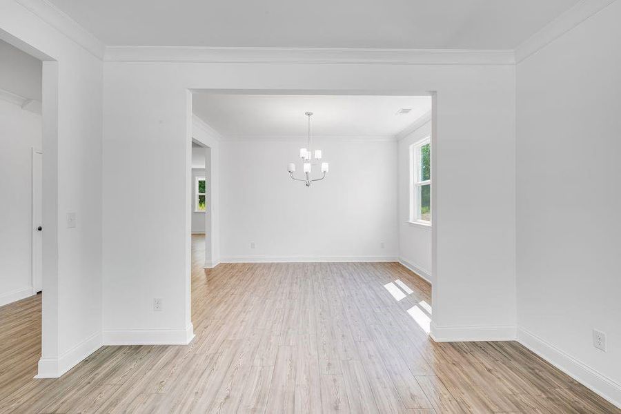 Spacious, unfurnished interior of a new home in Bennett Farm, Loganville (Image 11). Spacious, unfurnished interior of a new home in Bennett Farm, Loganville (Image 11).